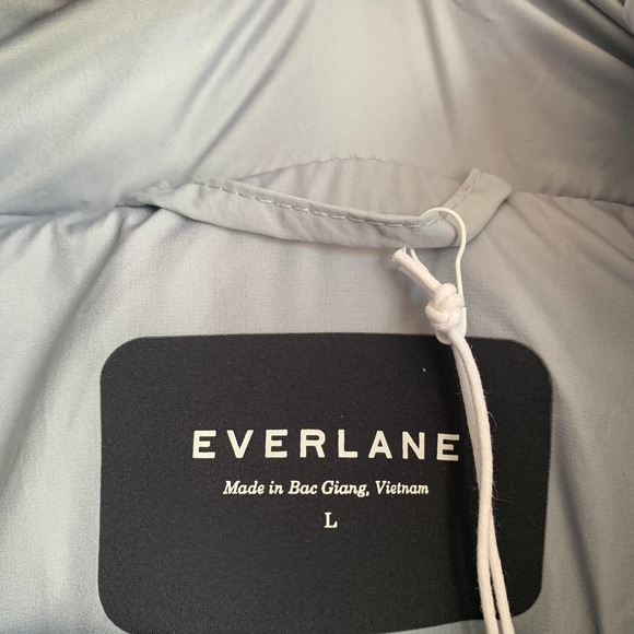 NWT Everlane The Duvet Puffer Coat in Smoke Blue - Picture 8 of 12